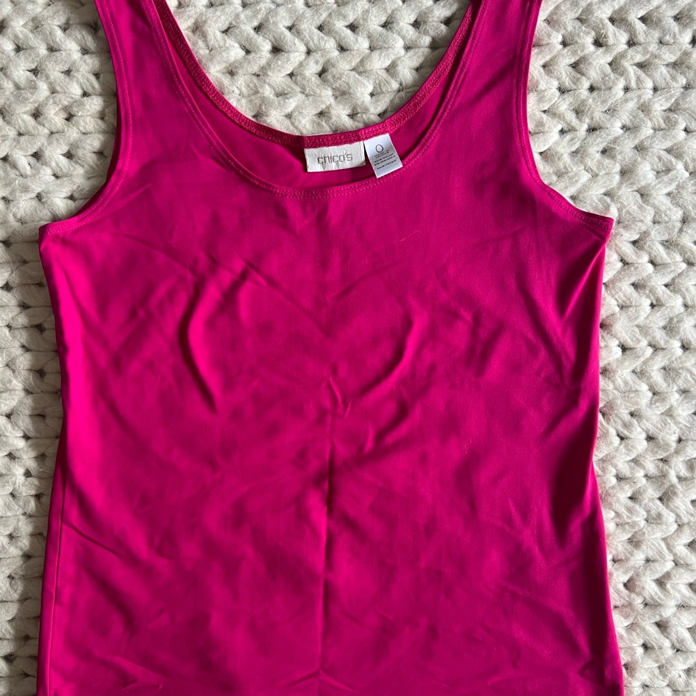 Chico's Fuchsia Tank Top